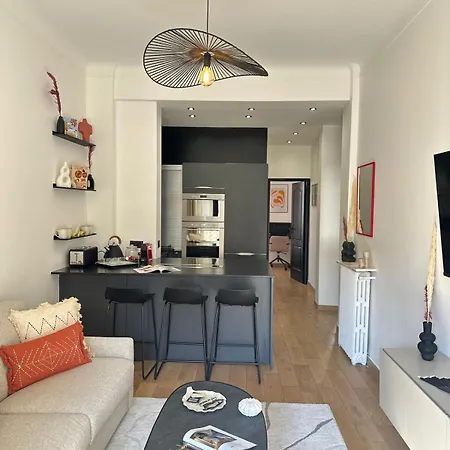Lejlighed Chic Et Confort- Nice- 3 A 5 Personnes Nice