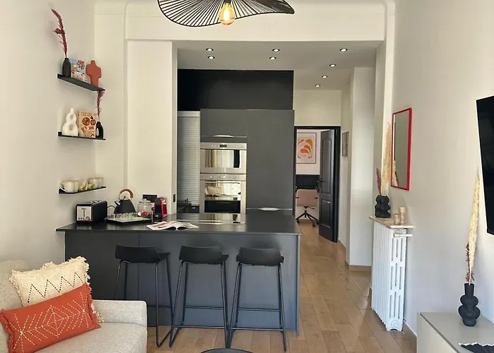 Lejlighed Chic Et Confort- Nice- 3 A 5 Personnes Nice